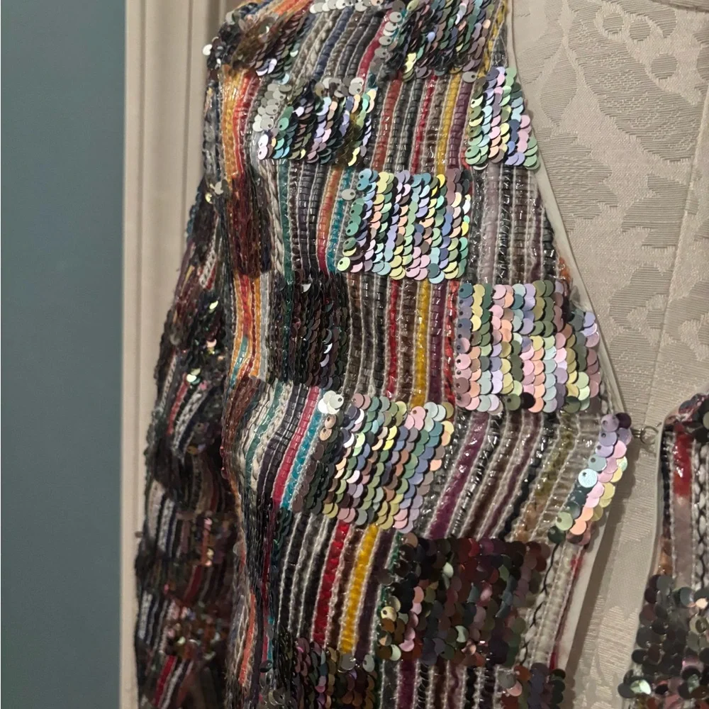 NEW Sequin Multicolor Jacket - Picture 6 of 14